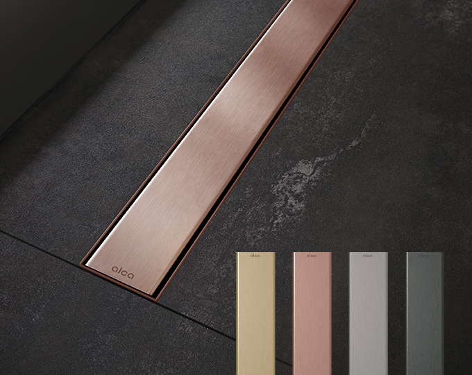 Tuš kanalice u metalik nijansama