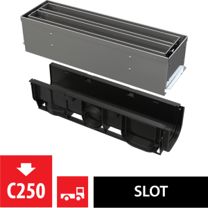 Venkovní žlab štěrbinový AVZ101S - R323R